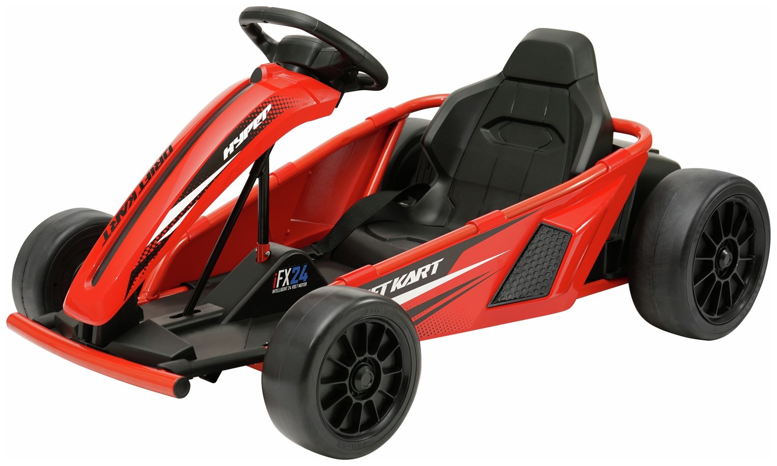 Hyper Drift Go Kart 24V Electric Ride On - Red