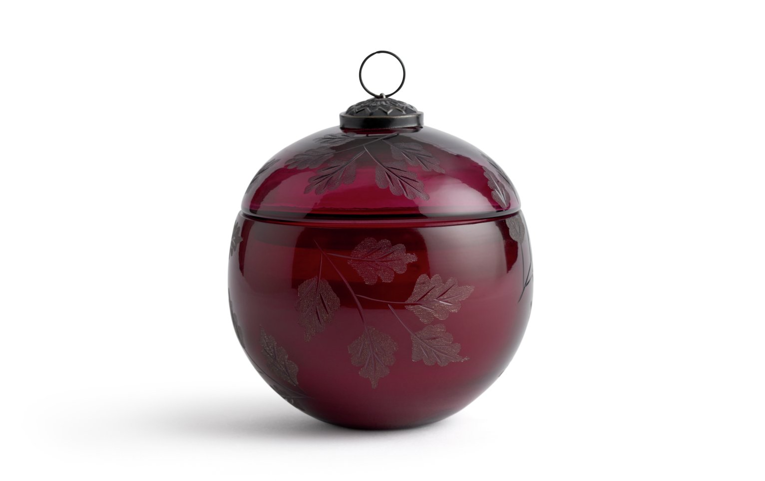 Buy Habitat Large Glass Bauble Candle - Christmas Spice  Candles  Habitat