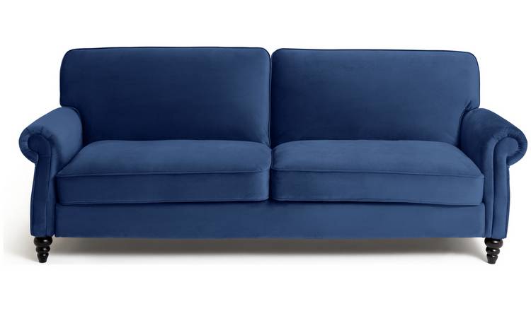 Navy blue deals sleeper couch