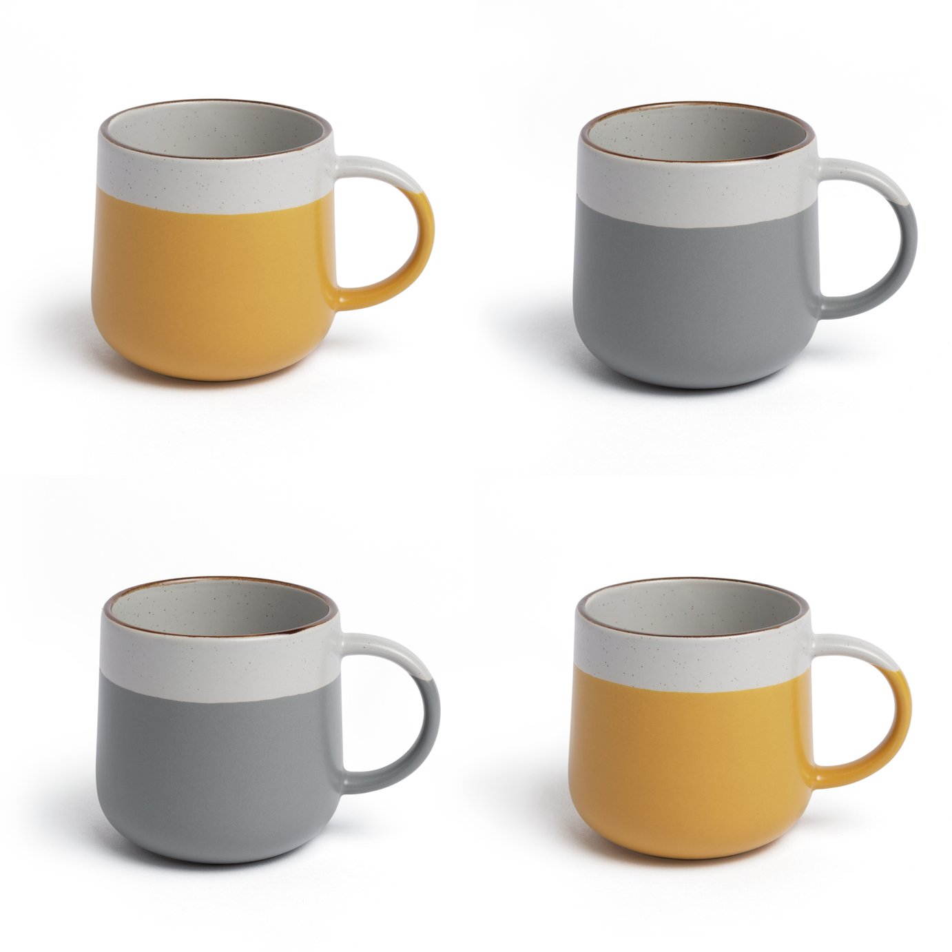 Habitat Set of 4 Speckle Mugs