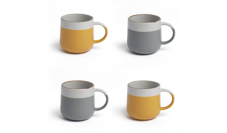 Buy Habitat Set of 4 Speckle Mugs | Cups and mugs | Argos