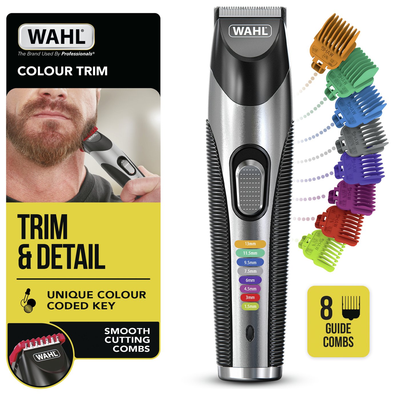 Wahl Colour Trim Beard and Stubble Trimmer 9891-117X