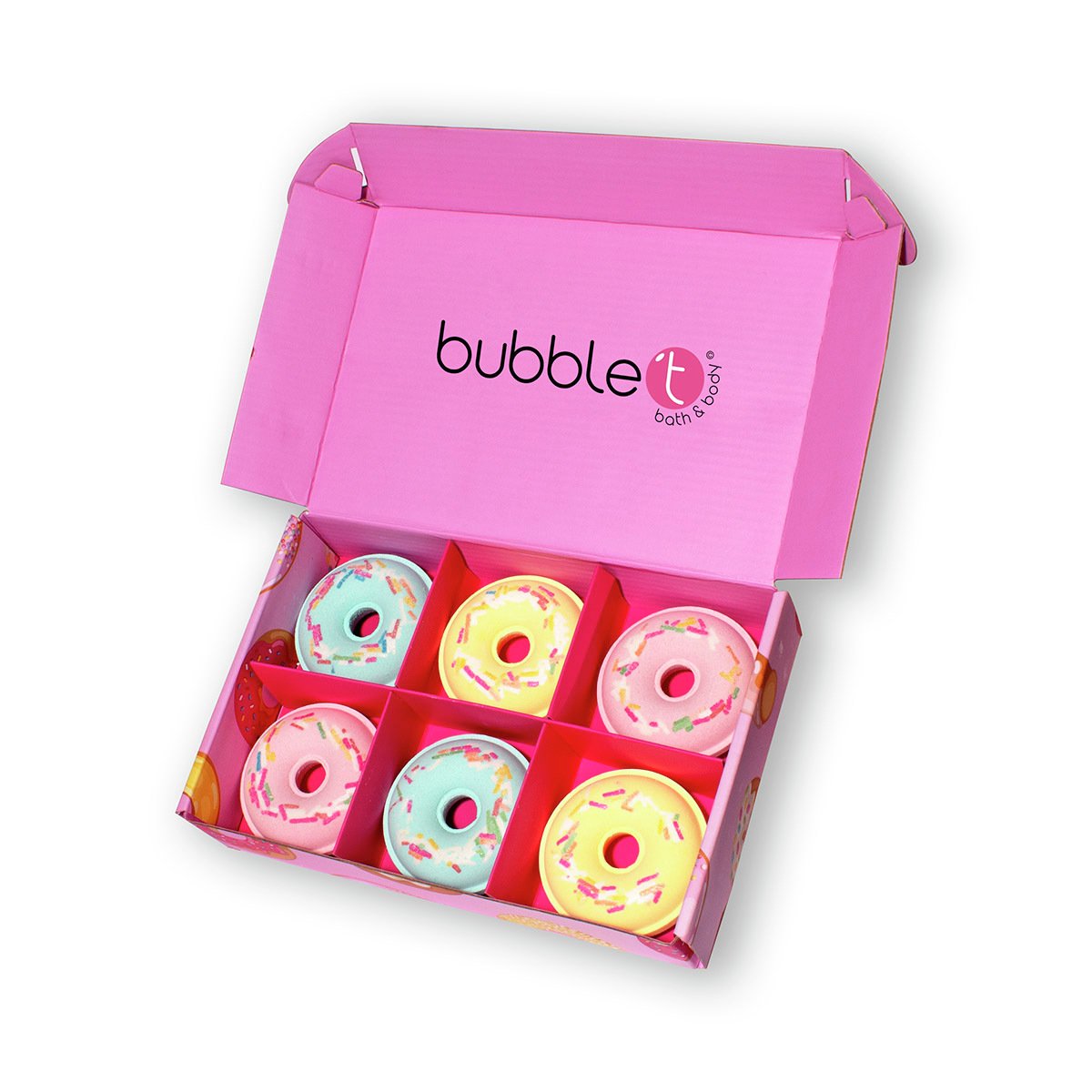 Bubble T Cosmetics Donut Collection Bath Fizzers Gift Set
