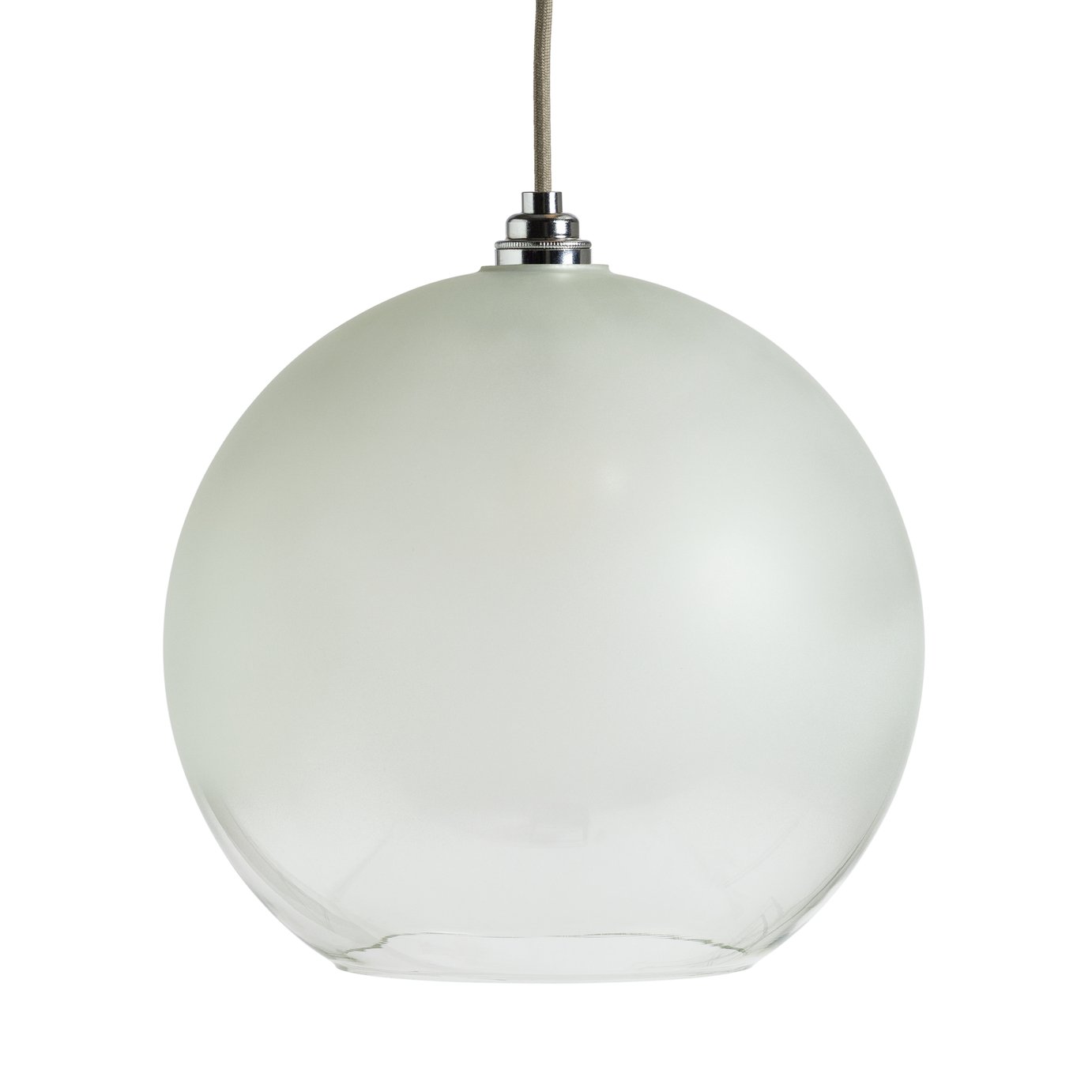 Habitat Kabaka 30cm Frosted Glass Shade - Clear