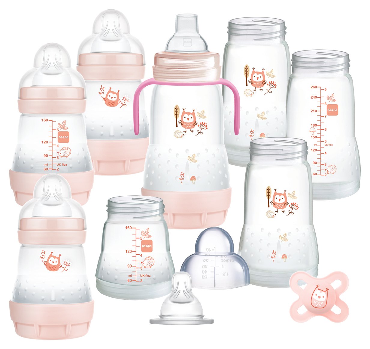 MAM Easy Start Anti-Colic Small Bottle Set - Pink