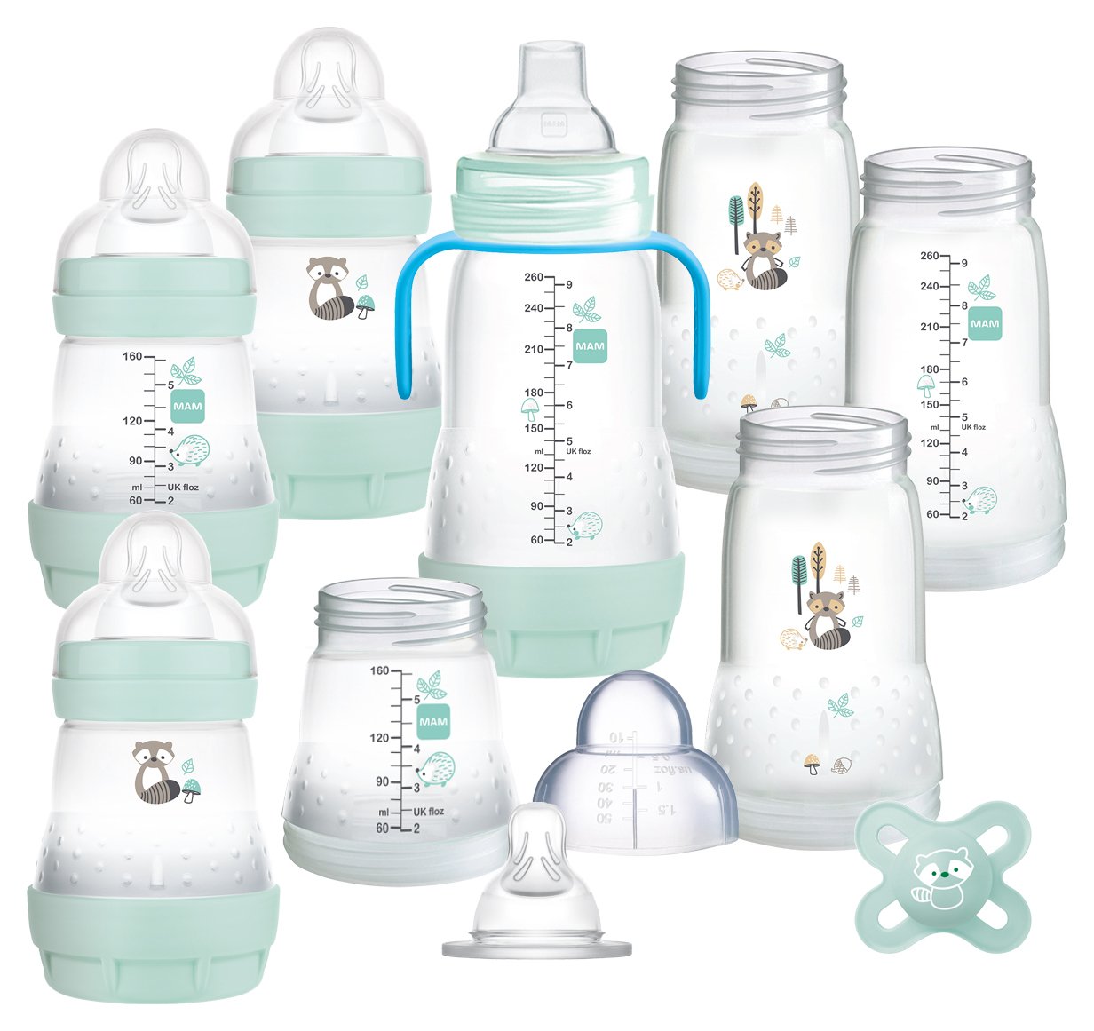 MAM Easy Start Anti-Colic Small Bottle Set - Matt Sage