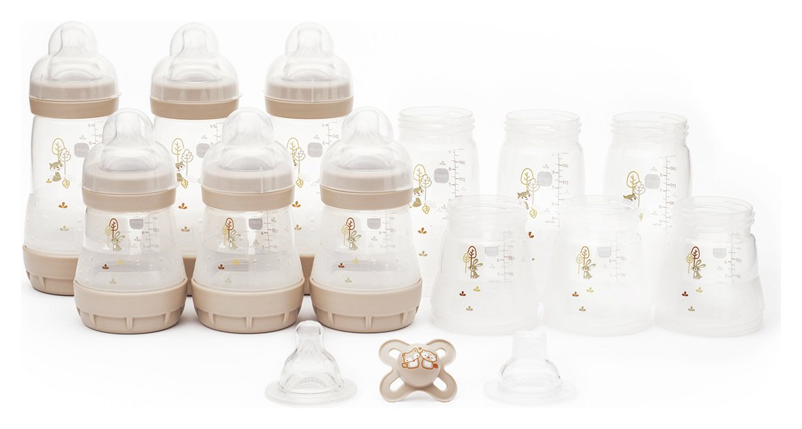 MAM Easy Start Anti-Colic Large Bottle Set - Grey