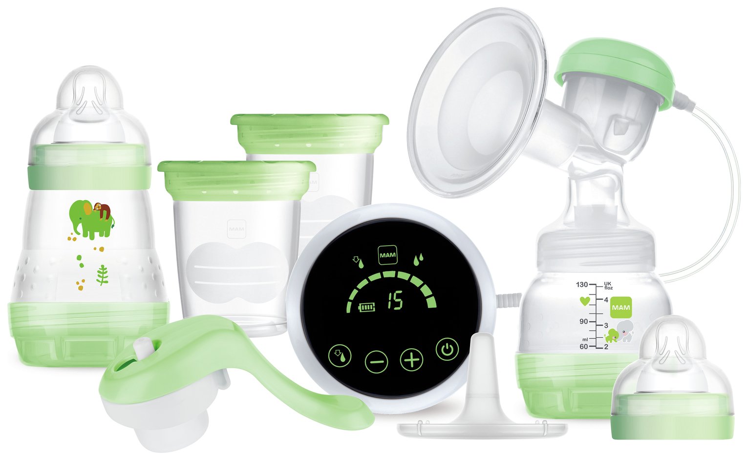 MAM 2-in-1 Single Electric and Manual Breast Pump
