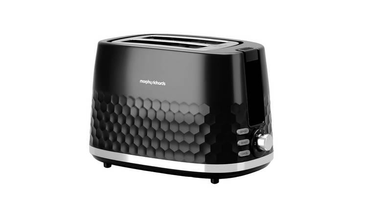 Buy Breville VTT786 Curve 4 Slice Toaster - Black and Chrome, Toasters