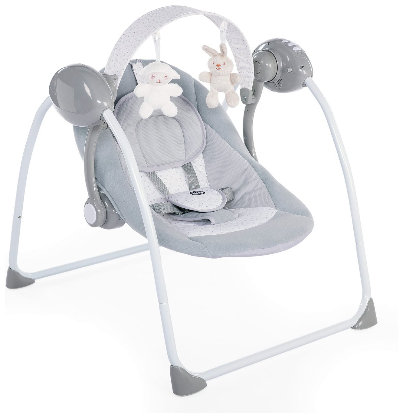 Chicco Relax and Play Swing - Cool Grey