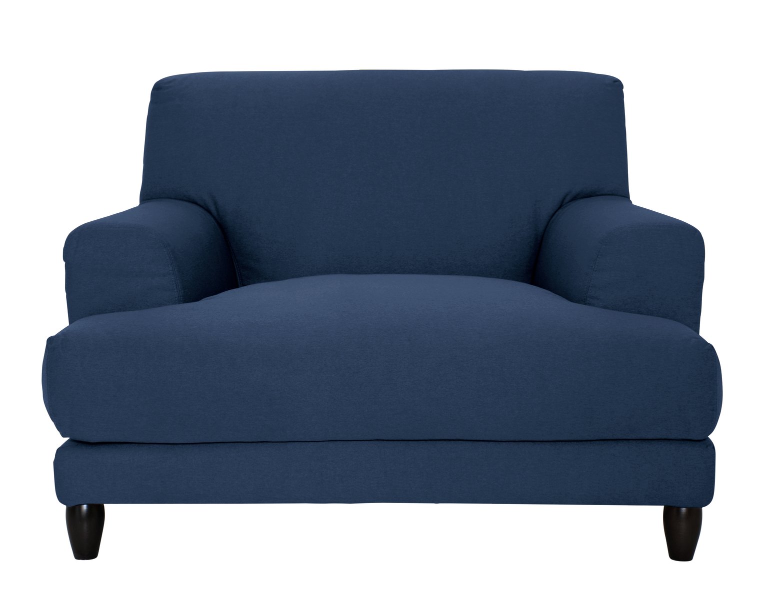 Habitat Askem Fabric Cuddle Chair - Blue