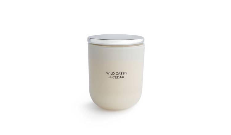 Habitat Scented Candle with Lid - Cassis & Cedar