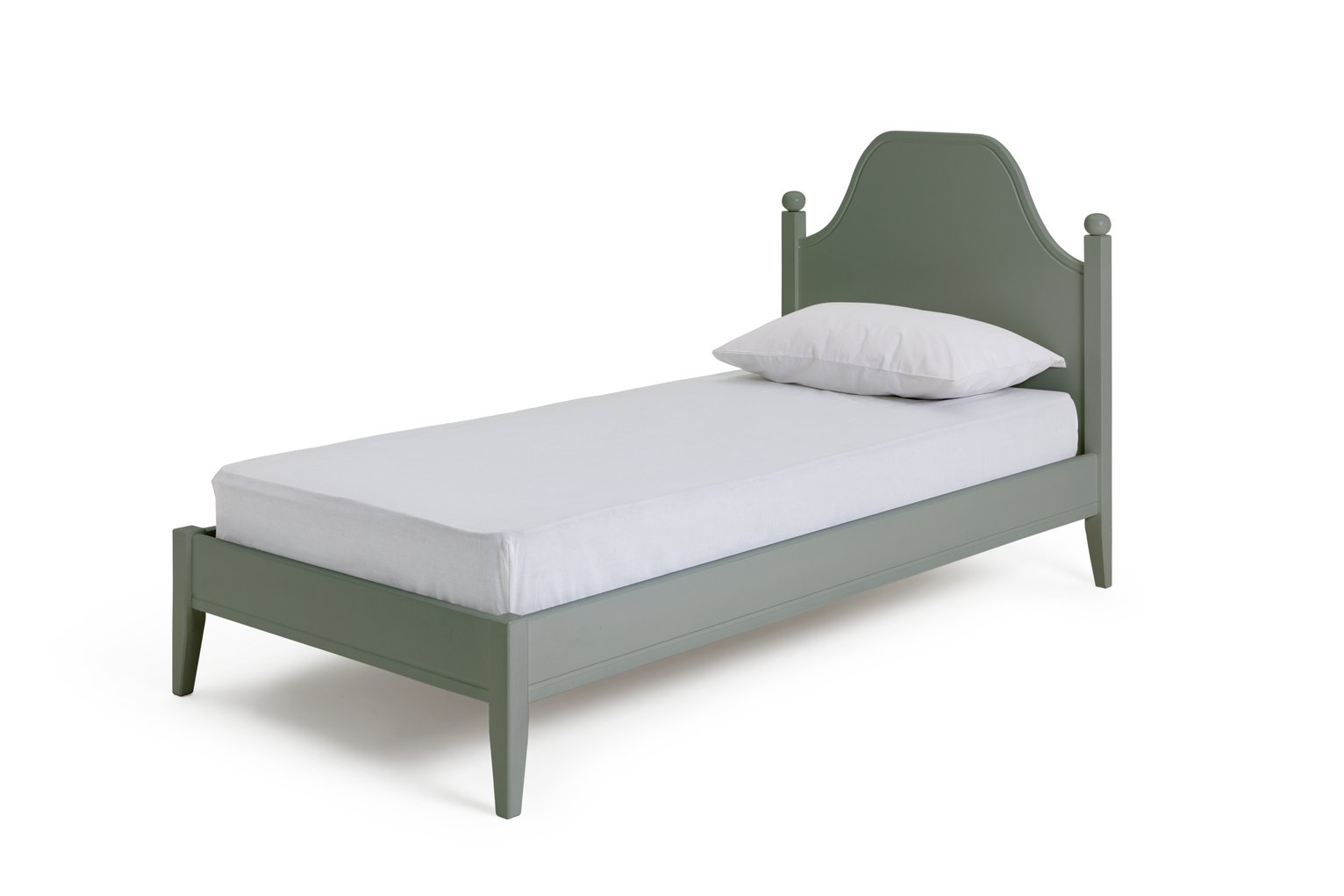 Habitat Bardot Single Wooden Bed Frame - Grey