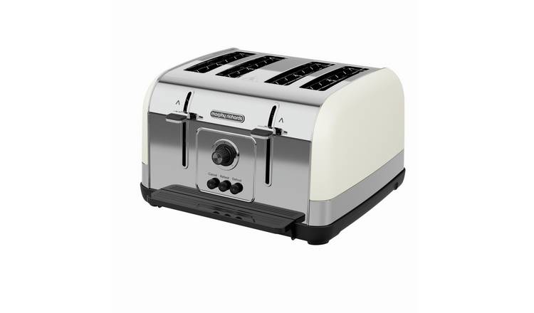 Morphy Richards 240132 Venture 4 Slice Toaster - Cream