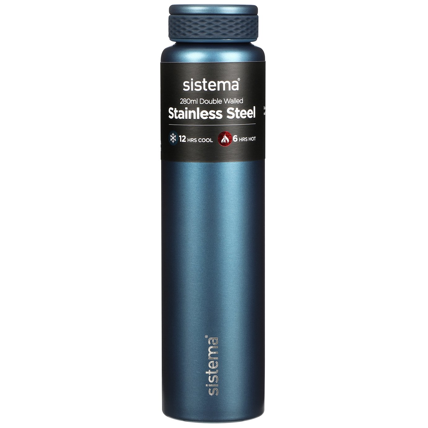 Sistema Hydrate Multicolour Stainless Steel Bottle - 280ml