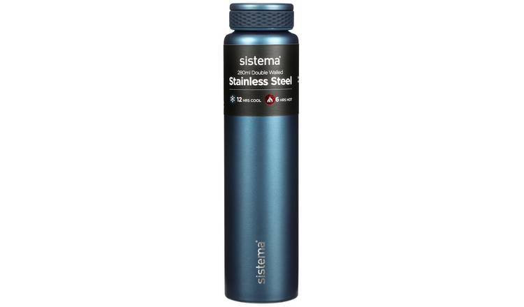 Sistema Hydrate Multicolour Stainless Steel Bottle - 280ml