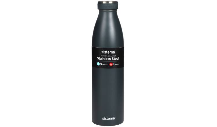 Buy Sistema Hydrate Multicolour Stainless Steel Bottle