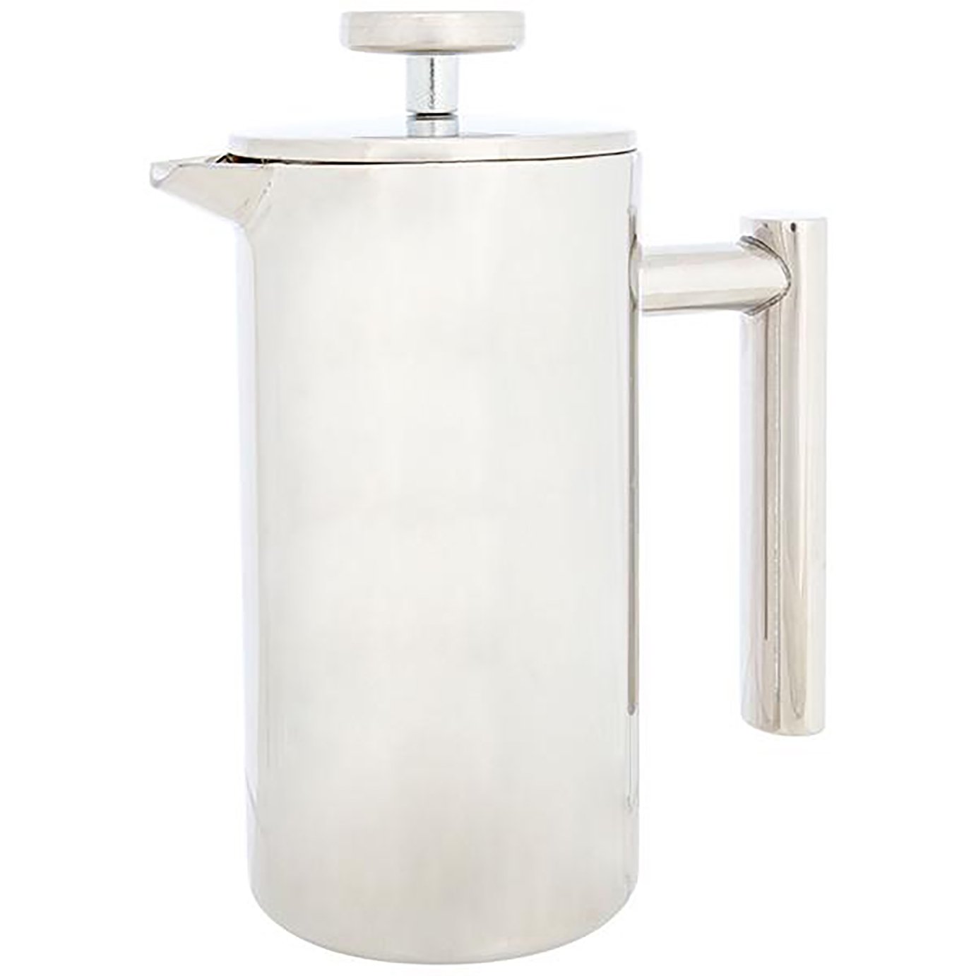 Habitat 3 Cup Double Walled 350ml Cafetiere - Silver