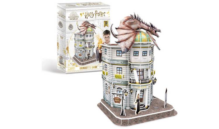 Harry Potter Diagon Ally Gringotts Bank 3D Model Kit Puzzle