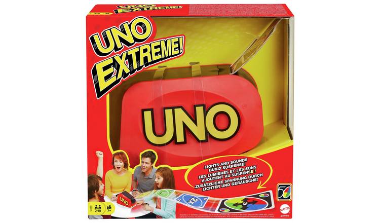 Buy Uno Extreme Card Game With Lights And Sounds Board Games Argos
