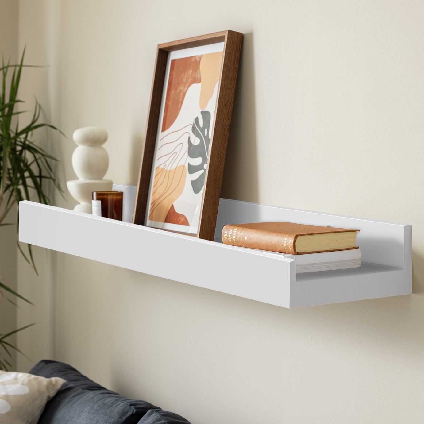 Habitat Jak 40cm Picture Rail- White