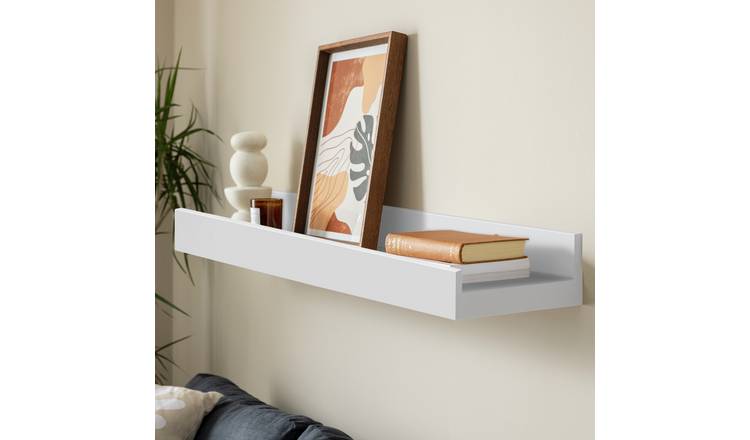 Argos Home Jak 40cm Picture Rail - White Gloss