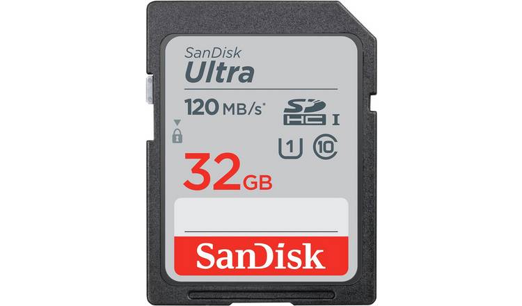 SanDisk Ultra 120MBs SDHC UHS-I Memory Card - 32GB 1