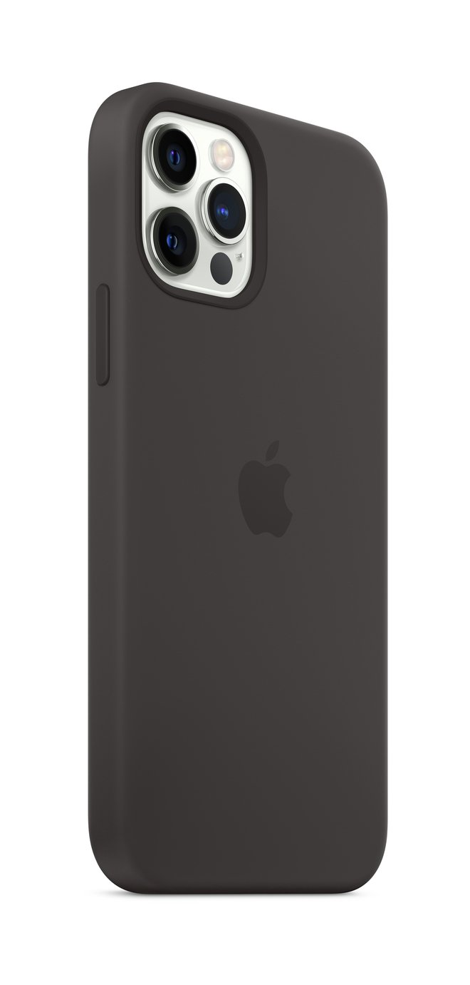 Apple iPhone 12/12 Pro Silicone MagSafe Phone Case - Black