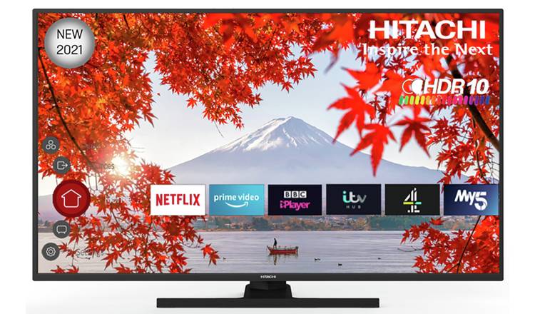 Hitachi 43 Inch 43HK6100UA Smart 4K UHD HDR Freeview TV