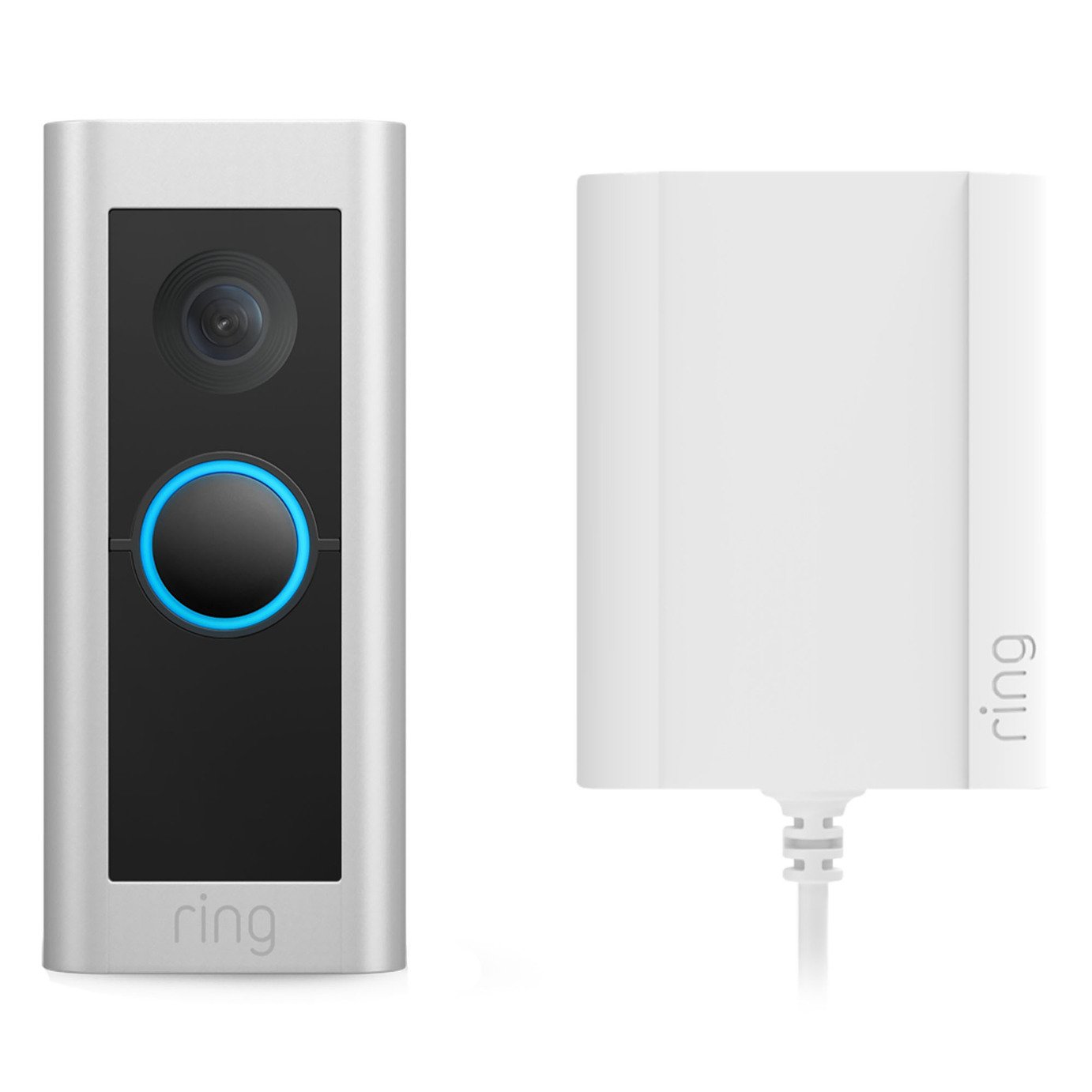 Ring Pro 2 Plug In Video Doorbell - Silver