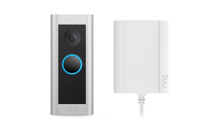Ring Pro 2 Plug In Video Doorbell - Silver