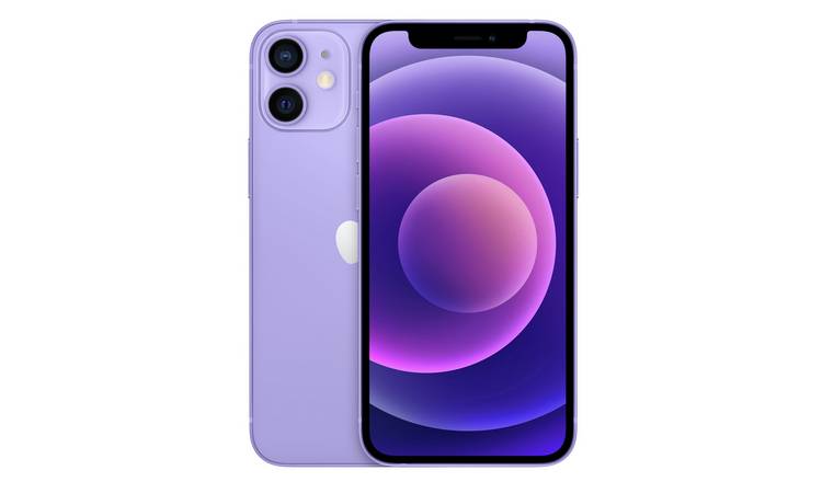 SIM Free iPhone 12 mini 5G 128GB Mobile Phone - Purple