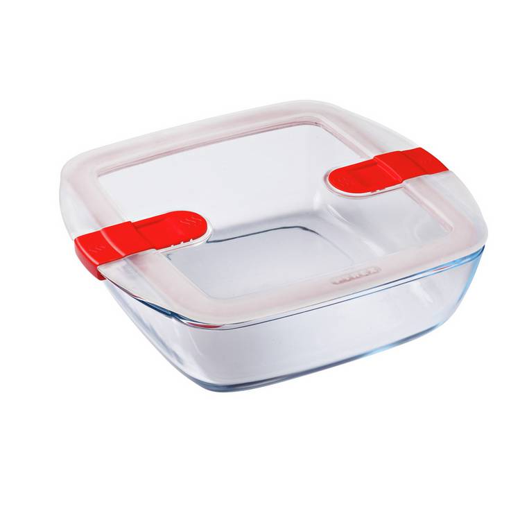 Pyrex Cook & Heat 2.2 Litre Square Dish 0