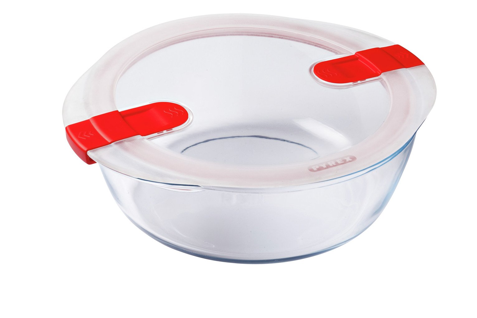 Pyrex Cook & Heat 2.3 Litre Round Glass Dish