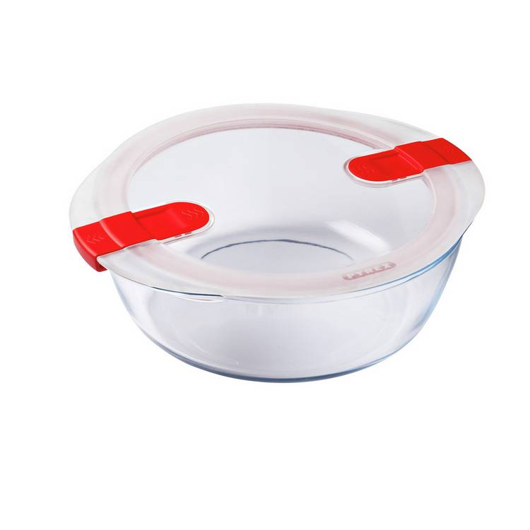 Pyrex Cook & Heat 2.3 Litre Round Glass Dish 0