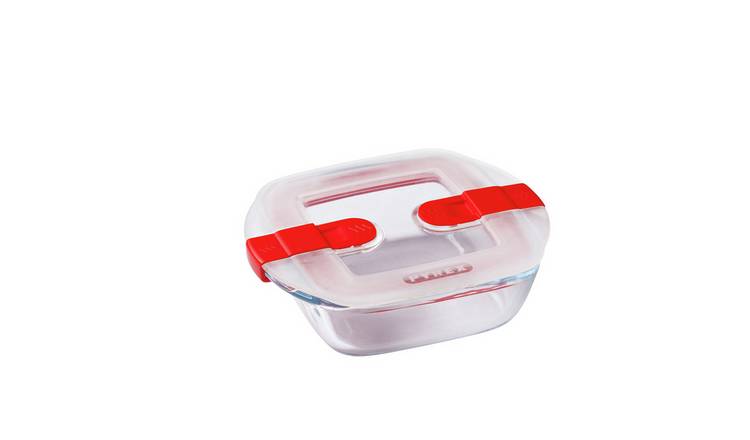 Pyrex Cook & Heat 0.35 Litre Square Glass Dish