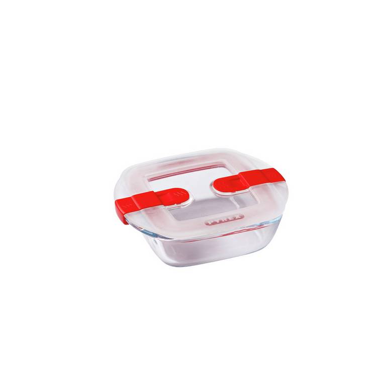 Pyrex Cook & Heat 0.35 Litre Square Glass Dish 0