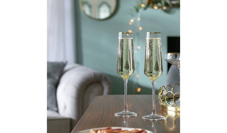 Argos plastic deals champagne flutes