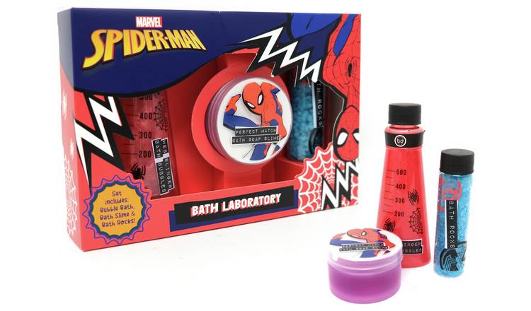 Marvel Spiderman Bath Laboratory Gift Set