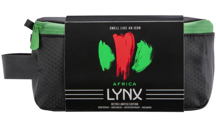 Lynx Africa Retro Washbag Gift Set