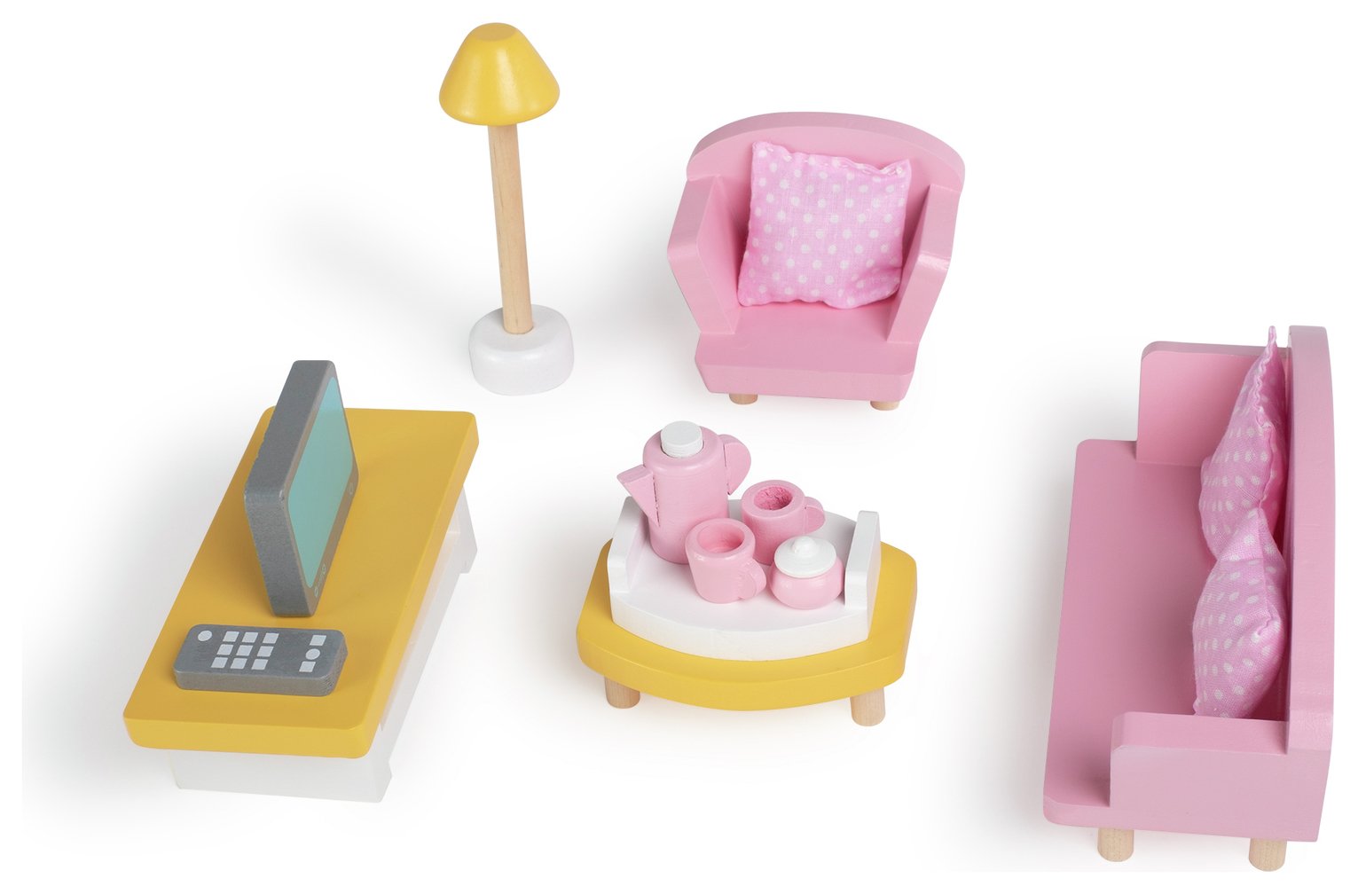 Doll House Wooden Living Room Set review