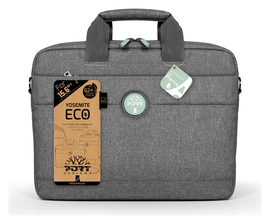 Port Designs Yosemite Eco 15.6 Inch Laptop Bag - Grey