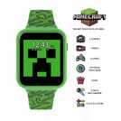 Buy Minecraft Kids Green Silicone Strap Smart Watch Smart