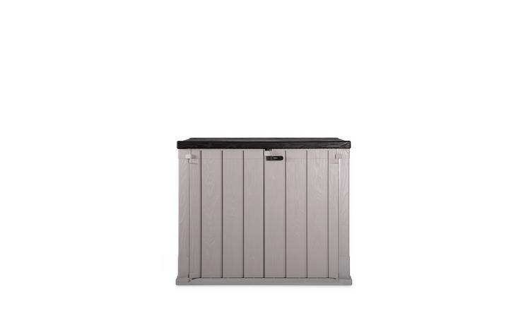 Buy Toomax Storaway 842L Wood Effect Garden Storage Shed - Grey