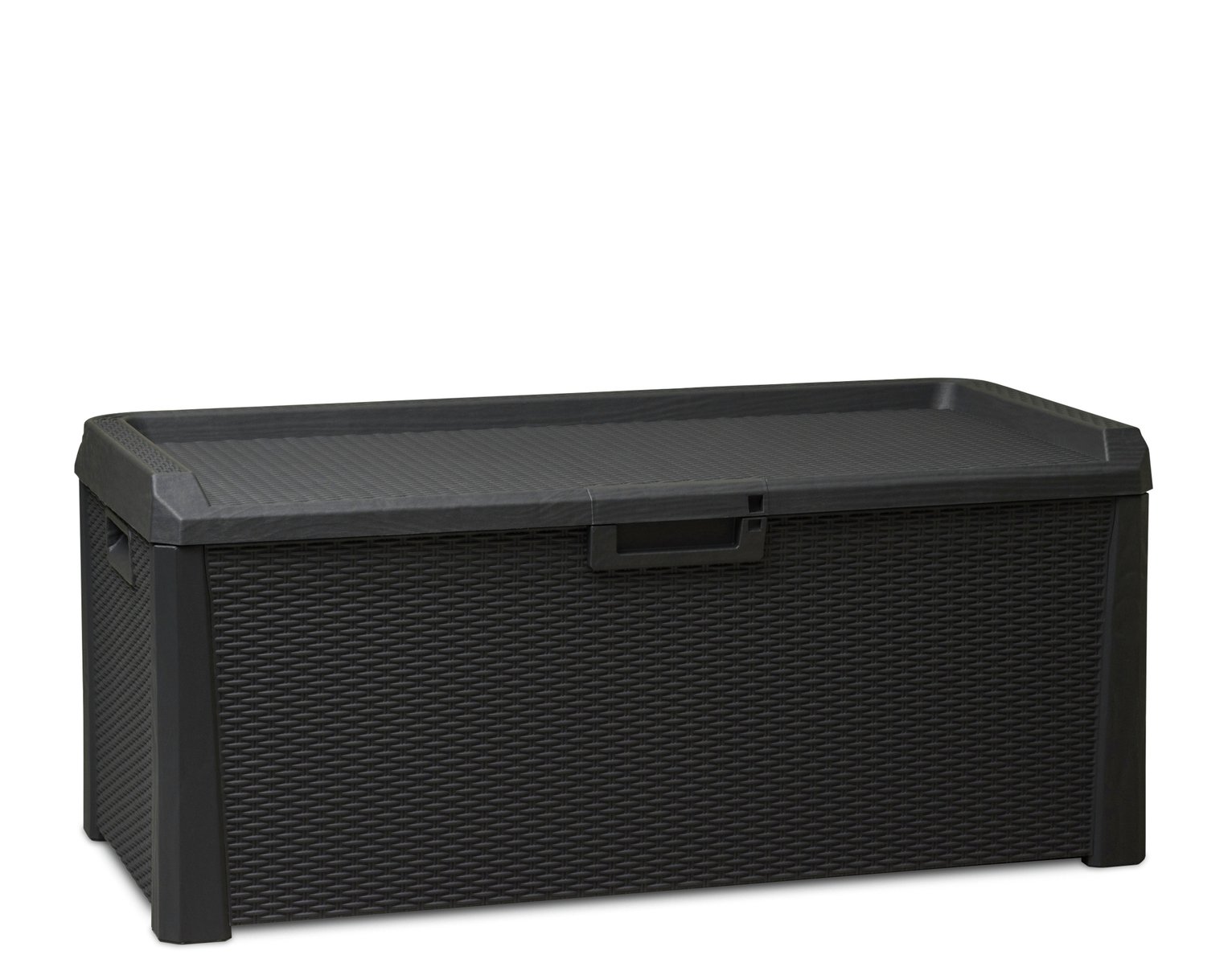 Toomax 550L Rattan Effect Cushion Storage Box - Anthracite
