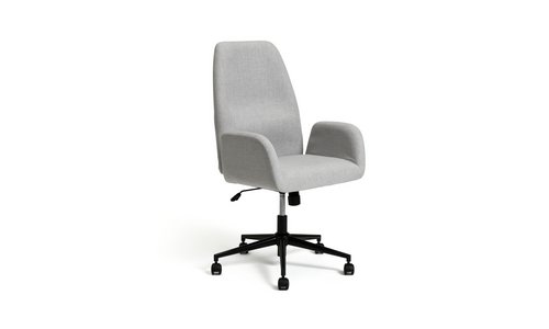 Fabric office chair grey hot sale