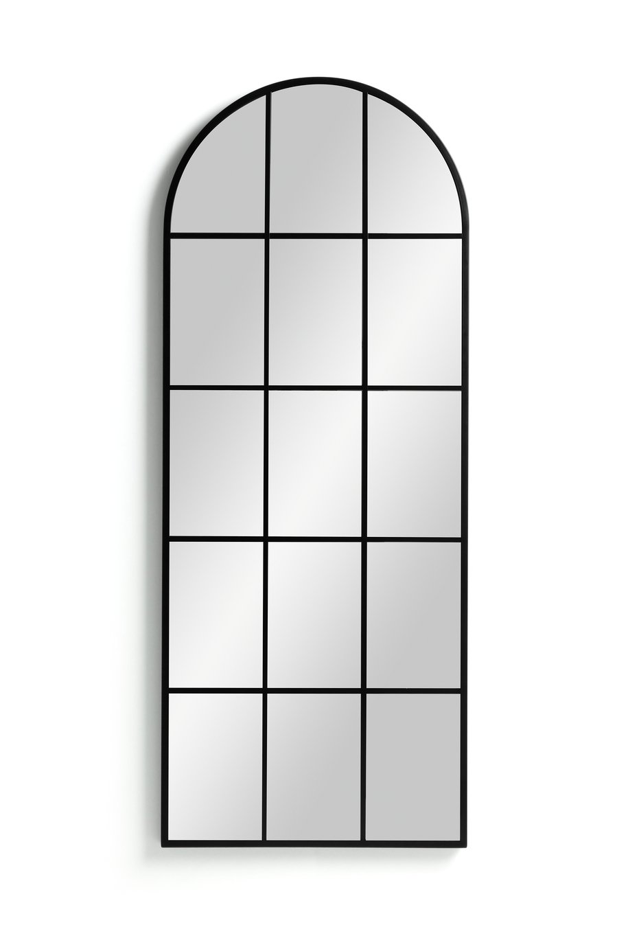 Habitat Arch Full Length Window Mirror - Black - 140x65cm