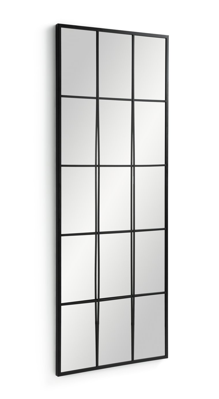 Habitat  Full Length Window Mirror - Black - 140x60cm