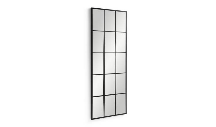 Habitat  Full Length Window Mirror - Black - 140x60cm