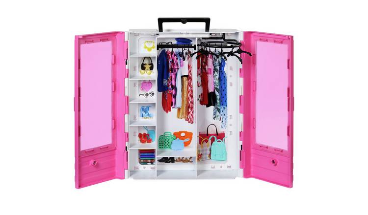 Barbie wardrobe shop gift set